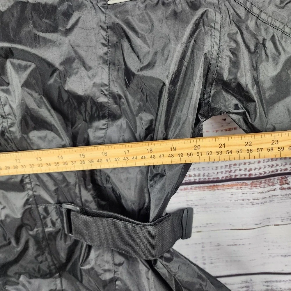 Milwaukee Motorcycle Rain Jacket Small‎ Nylon Windbreaker Cinch Waist Mesh Lined